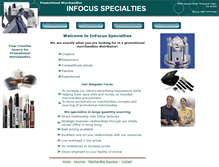 Tablet Screenshot of infocusspecialties.com